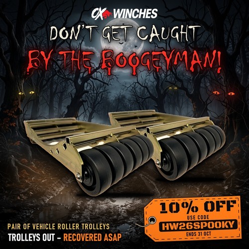 Recovery truck roller - 2x,