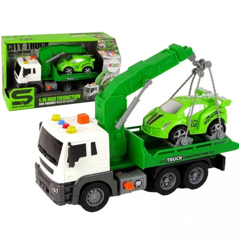 Recovery tow truck with lights - truck,