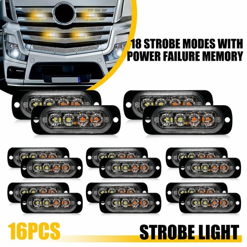 12x 12w led amber - 4x/8x/12x,